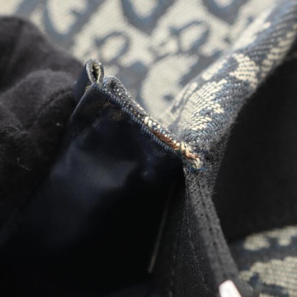 CHRISTIAN DIOR Black Canvas Trotter Shoulder Bag - Picture 8 of 9